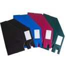 Iratpapucs 9cm, PVC lapraszerelt Bluering®, fekete