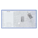 Iratrendező A4, 5cm,lapraszerelt, Bluering® Smart kék