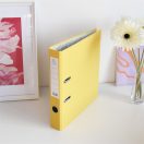 Iratrendező A4, 5cm,lapraszerelt, Bluering® Smart sárga