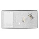 Iratrendező A4, 7,5cm,lapraszerelt, Bluering® Smart fekete