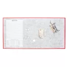 Iratrendező A4, 7,5cm,lapraszerelt, Bluering® Smart piros