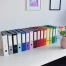 Iratrendező A4, 7,5cm,lapraszerelt, Bluering® Smart zöld