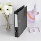 Iratrendező A4, 5cm, két oldalt PP borítás, Bluering® Premium fekete