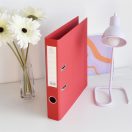 Iratrendező A4, 5cm, két oldalt PP borítás, Bluering® Premium piros