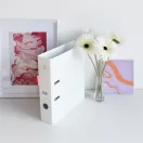 Iratrendező A4, 7,5cm, két oldalt PP borítás,lapraszerelt, Bluering® Premium fehér