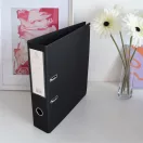 Iratrendező A4, 7,5cm, két oldalt PP borítás, Bluering® Premium fekete