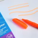 Szövegkiemelő kerek test Bluering® narancs