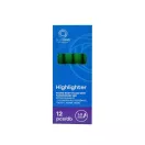 Szövegkiemelő kerek test Bluering® zöld