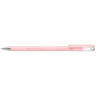   Zseléstoll 0,4mm, kupakos Pentel Hybrid K108-PP, írásszín pastel pink
