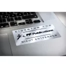 Etikett címke, 45,7 x21,2mm, ipari poliészter, 48 címke/ív, 20 ív/doboz, Avery ezüst