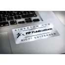 Etikett címke, 96x50,8mm, 20lap 10 címke/lap ipari ezüst poliészter Avery