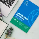 Lamináló fólia A5, 80 micron öntapadó hátlappal 100 db/doboz, Bluering®,