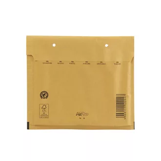   Légpárnás tasak CD szilikon külső méret 200x175mm, belső méret 180x165mm, Bluering® barna