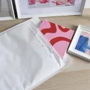 Légpárnás tasak 20/K szilikon külső méret 370x480mm, belső méret 350x470mm, Bluering® fehér