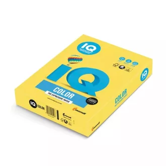   Másolópapír, színes, A4, 160g. IQ Color CY39 250ív/csomag, kanárisárga