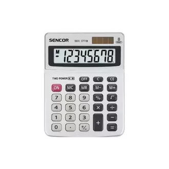   Számológép asztali 8 számjegyű kijelző Sencor SEC377/8 fehér