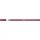 Rostirón, filctoll 1mm, M STABILO Pen 68 bordó