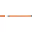 Rostirón, filctoll 1mm, M STABILO Pen 68 halvány narancssárga