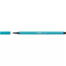 Rostirón, filctoll 1mm, M STABILO Pen 68 világoskék