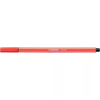 Rostirón, filctoll 1mm, M STABILO Pen 68 piros