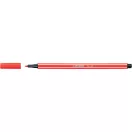 Rostirón, filctoll 1mm, M STABILO Pen 68 piros