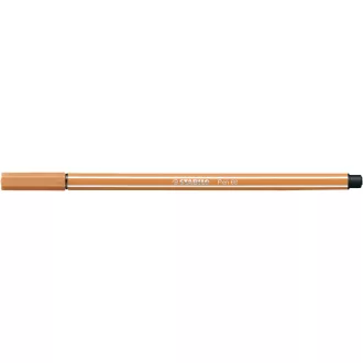 Rostirón, filctoll 1mm, M STABILO Pen 68 sötétokker