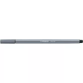 Rostirón, filctoll 1mm, M STABILO Pen 68 sötétszürke