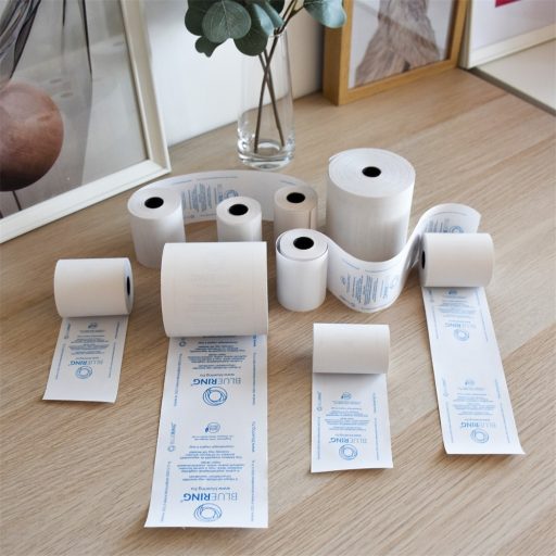 Hőpapír 110 mm széles 28fm hosszú, cséve 12mm, 5 tekercs/csomag, BPA mentes ( 110/50 ) nyomatlan
