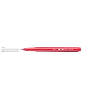   Rostirón, tűfilc vízbázisú, 0,5mm, kerek test, Tinten Pen Ico piros