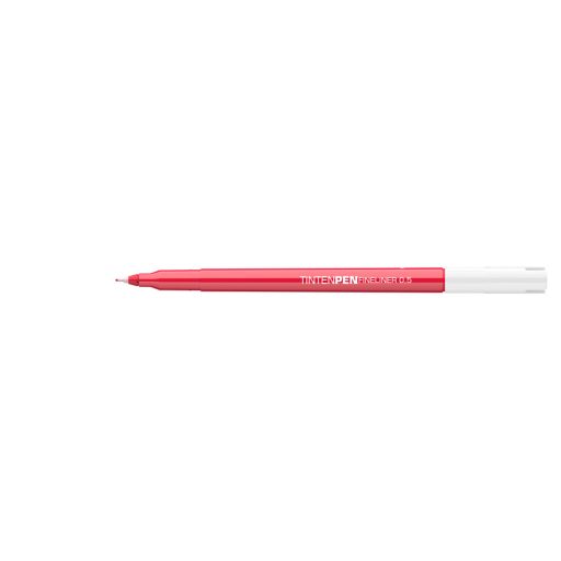Rostirón, tűfilc vízbázisú, 0,5mm, kerek test, Tinten Pen Ico piros