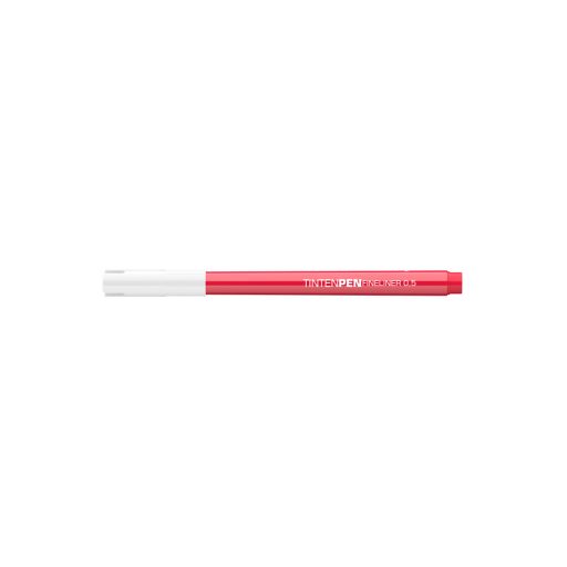 Rostirón, tűfilc vízbázisú, 0,5mm, kerek test, Tinten Pen Ico piros