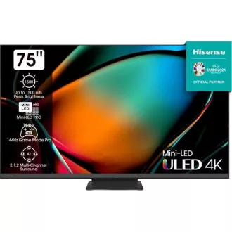   Hisense 75" 75U8KQ 4K UHD Smart ULED TV (Újracsomagolt)