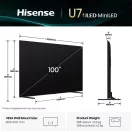 Hisense 100" 100U7Q 4K UHD Smart MiniLED ULED TV