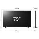 LG 75" 75UR78003LK 4K UHD Smart LED TV (Újracsomagolt)